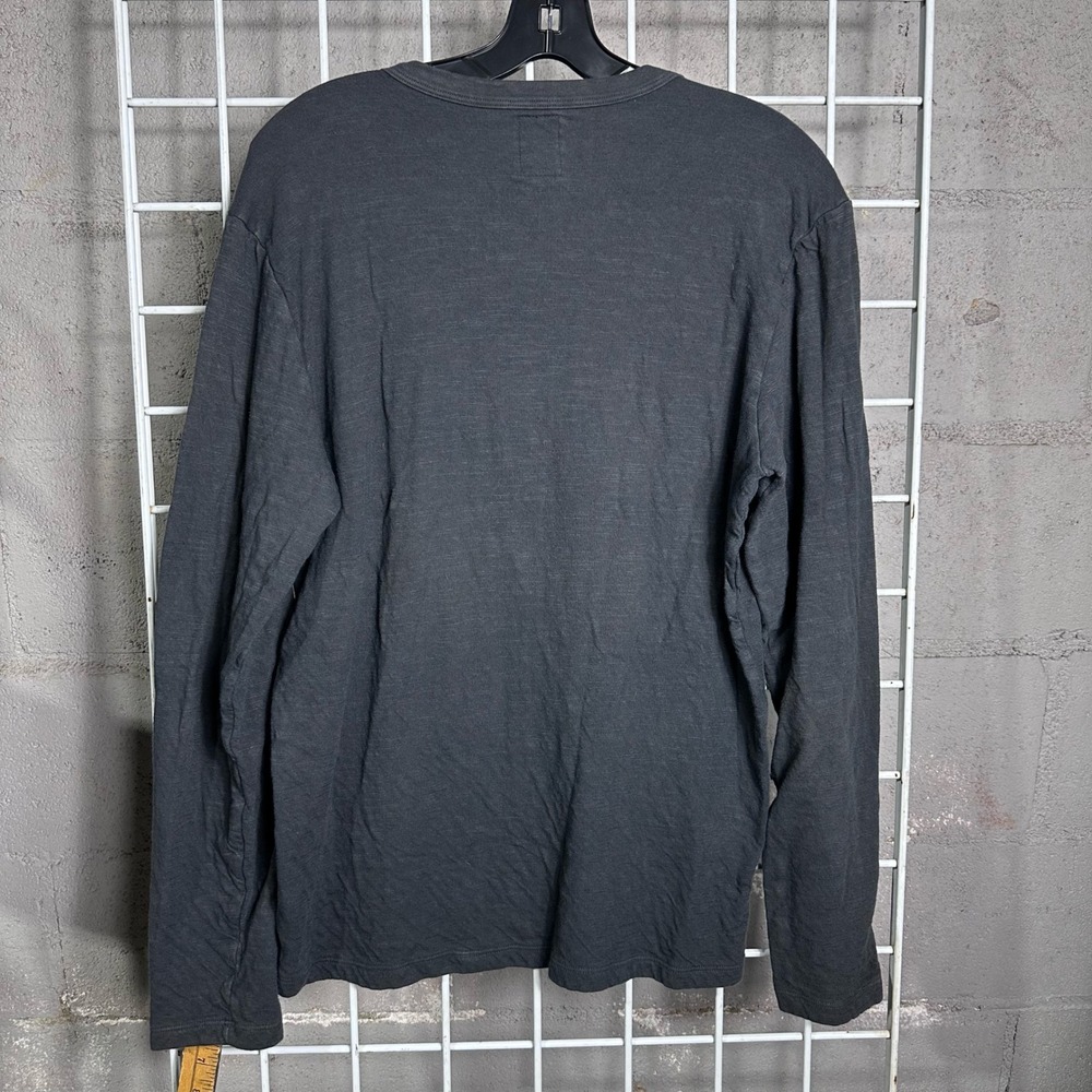 AG Adriano Goldschmied Mens Medium Gray Long Cotton double layering soft grunge - Picture 5 of 7